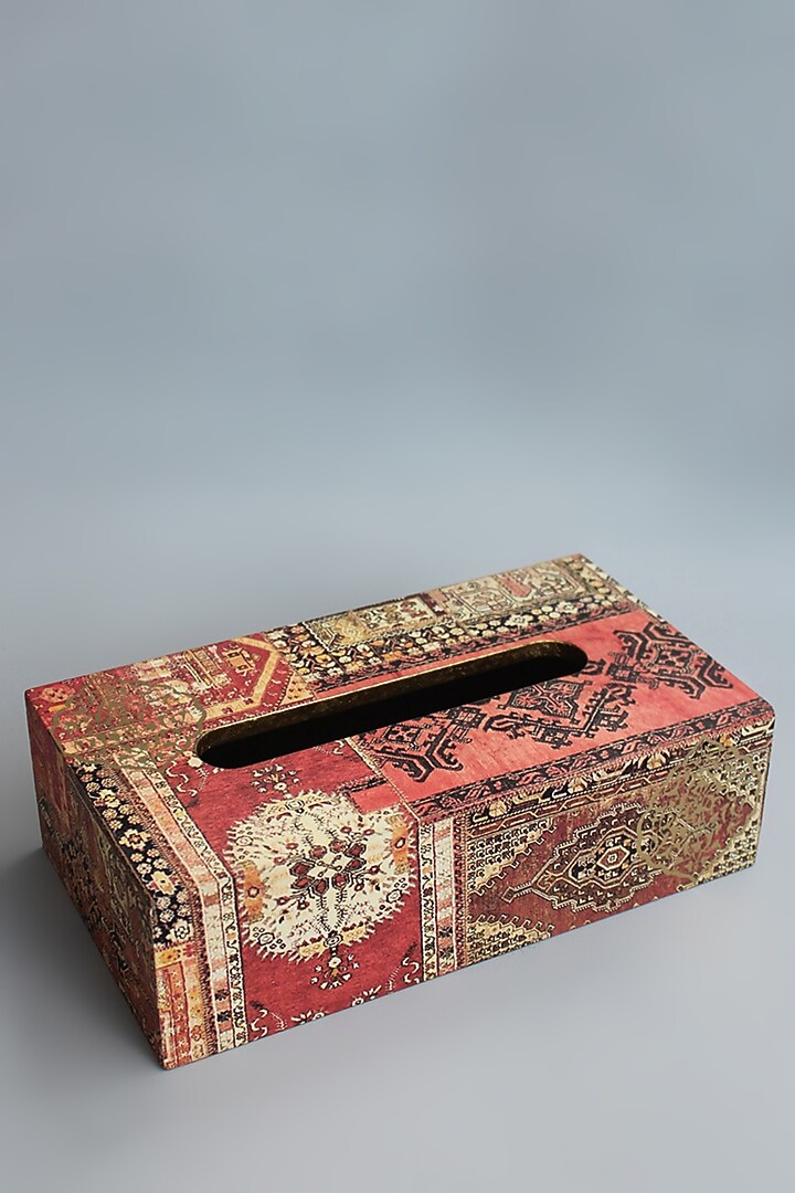 Brown Wooden Tissue Box by Karo at Pernia's Pop Up Shop