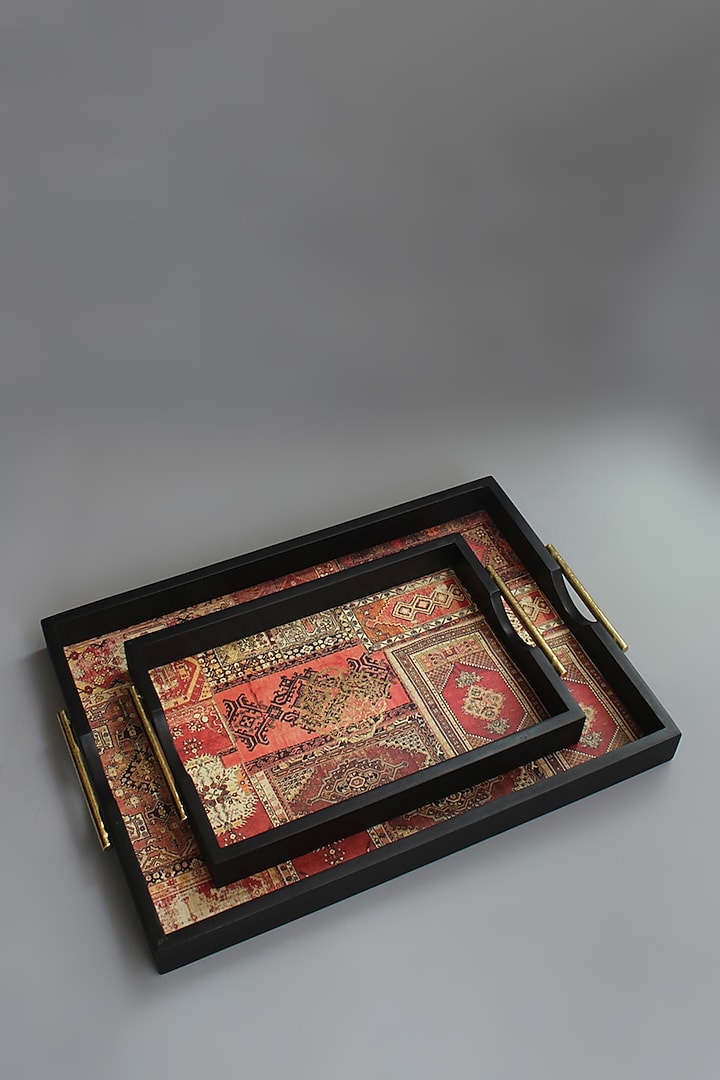 Brown Wooden Tray by Karo at Pernia's Pop Up Shop