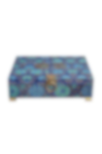 Blue Handcrafted Vamika Utility Box by Karo