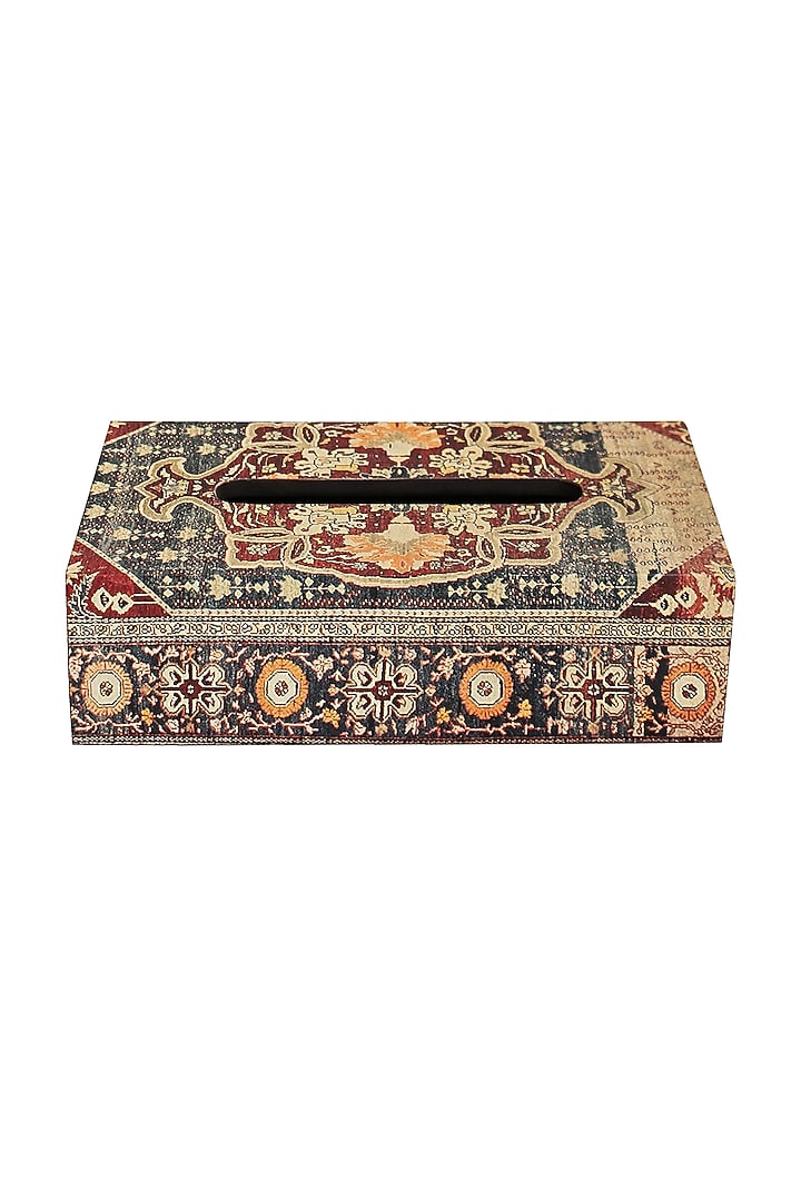 Brown Wood Handcrafted Persia Tissue Box by Karo at Pernia's Pop Up Shop