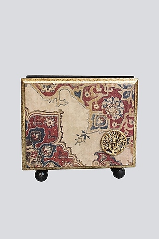 Ivory Handcrafted Abeer Tissue Box by Karo