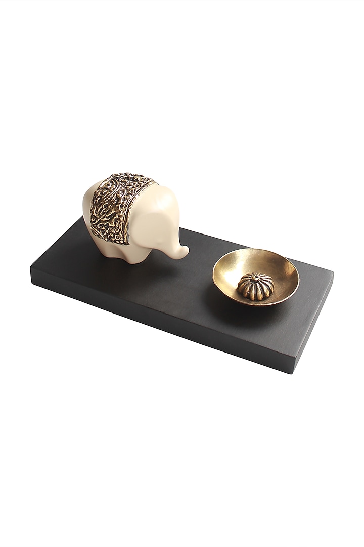 Ivory Haathi Incense Holder by Karo at Pernia's Pop Up Shop