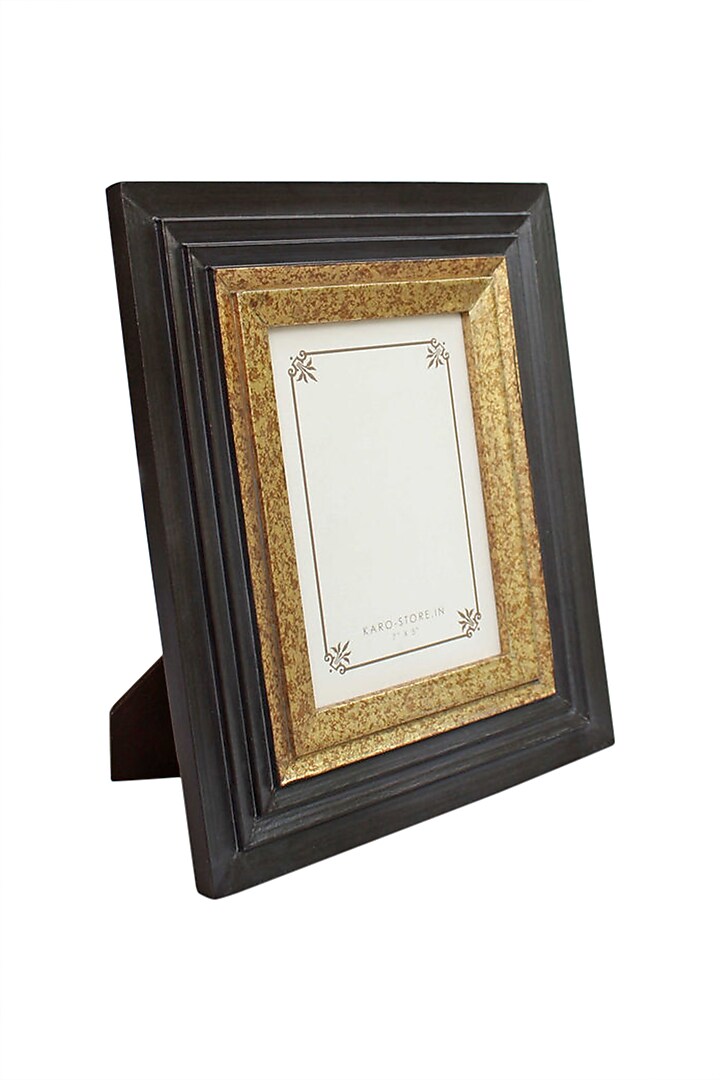 Brown Kara Photo Frame In Wood by Karo at Pernia's Pop Up Shop