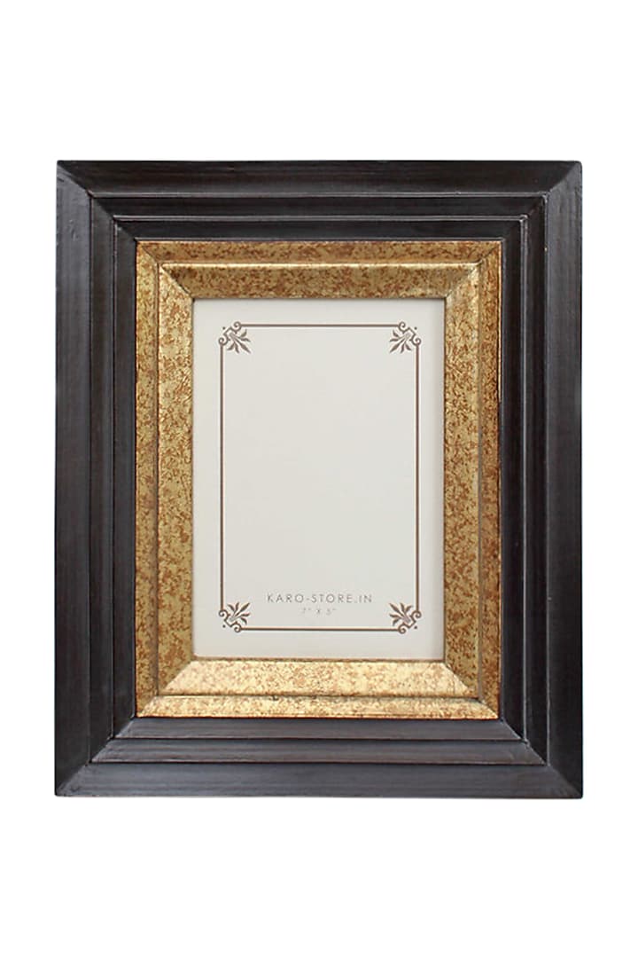 Brown Kara Photo Frame In Wood by Karo at Pernia's Pop Up Shop