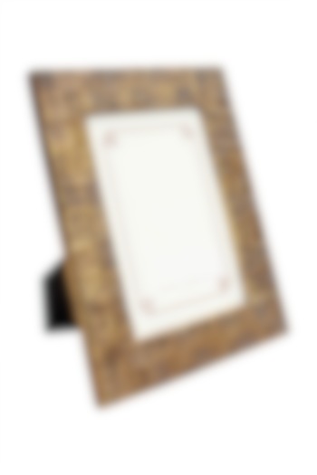 Golden Textured Photo Frame by Karo at Pernia's Pop Up Shop