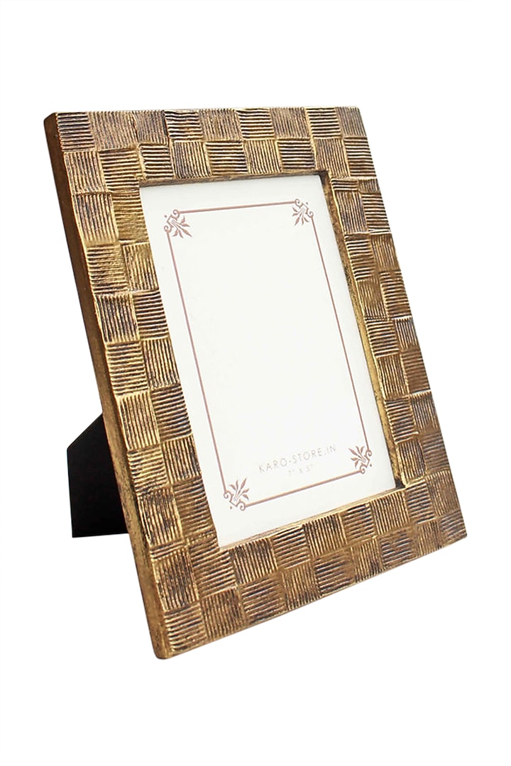 Golden Textured Photo Frame by Karo at Pernia's Pop Up Shop