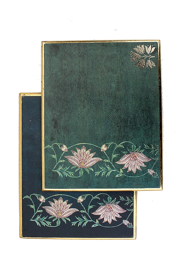Dark Green MDF Handcrafted Trivet set by Karo at Pernia's Pop Up Shop