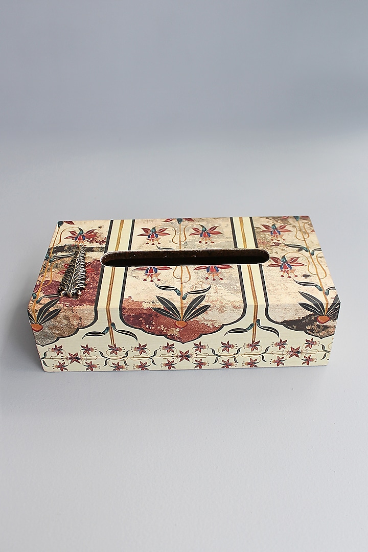 Multi Colored Tissue Box by Karo