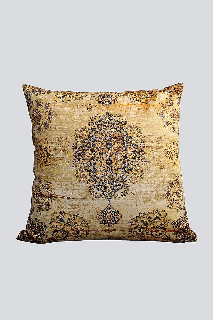 Rust Yellow Cushion Cover by Karo