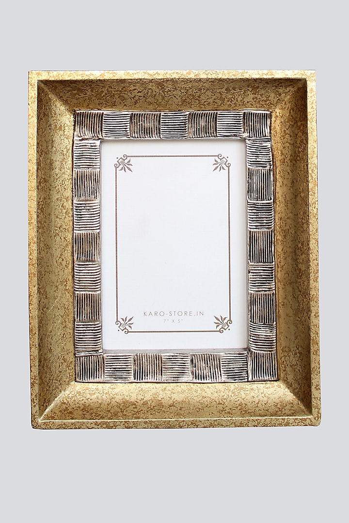 Gold Double Textured Photo Frame by Karo
