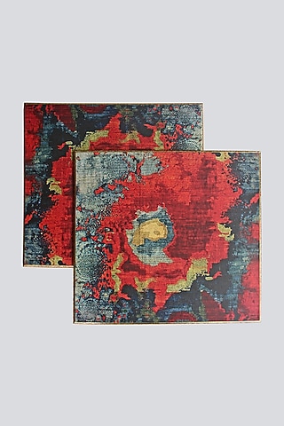 Multi Colored Placement Mats (Set of 2) by Karo