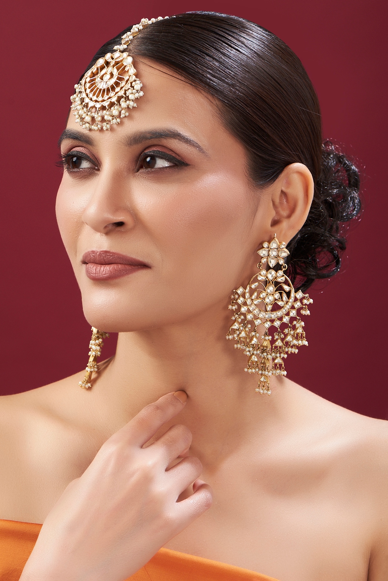 Buy Gold-Toned Earrings for Women by I Jewels Online | Ajio.com