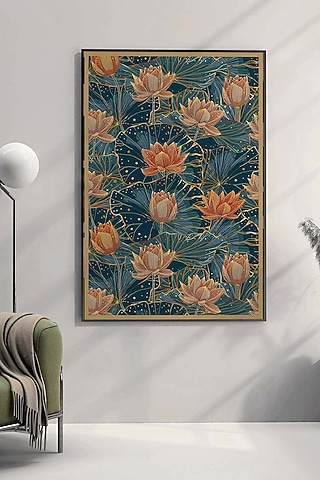 Multi-Colored Archival Paper Portrait Wall Art by Krutik