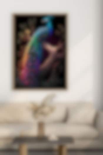 Multi-Colored Archival Paper Peacock Wall Art by Krutik at Pernia's Pop Up Shop