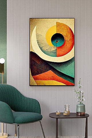 Multi-Colored Archival Paper Wall Art by Krutik