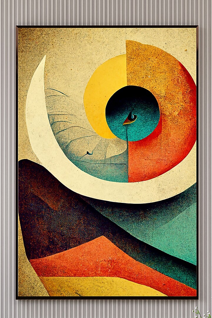 Multi-Colored Archival Paper Wall Art by Krutik at Pernia's Pop Up Shop