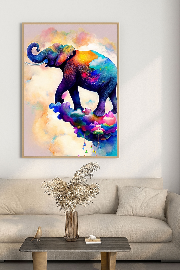 Multi-Colored Archival Paper Wall Art by Krutik at Pernia's Pop Up Shop