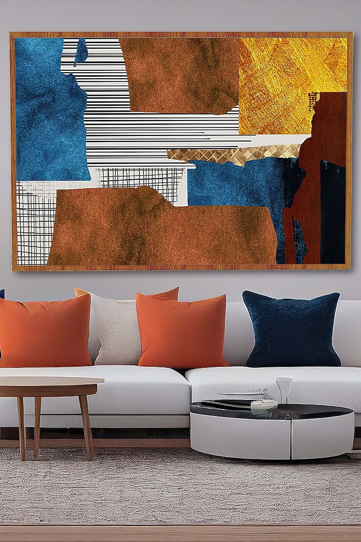 Multi-Colored Archival Paper Abstract Wall Art by Krutik at Pernia's Pop Up Shop
