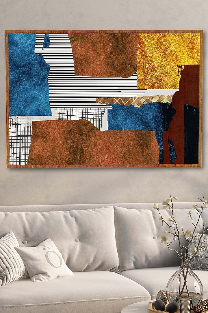 Multi-Colored Archival Paper Abstract Wall Art by Krutik at Pernia's Pop Up Shop