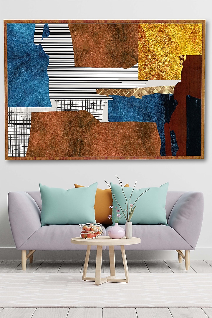 Multi-Colored Archival Paper Abstract Wall Art by Krutik at Pernia's Pop Up Shop