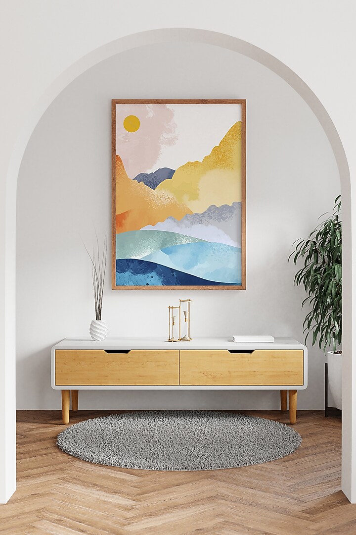 Multi-Colored Archival Paper Abstract Wall Art Set by Krutik at Pernia's Pop Up Shop