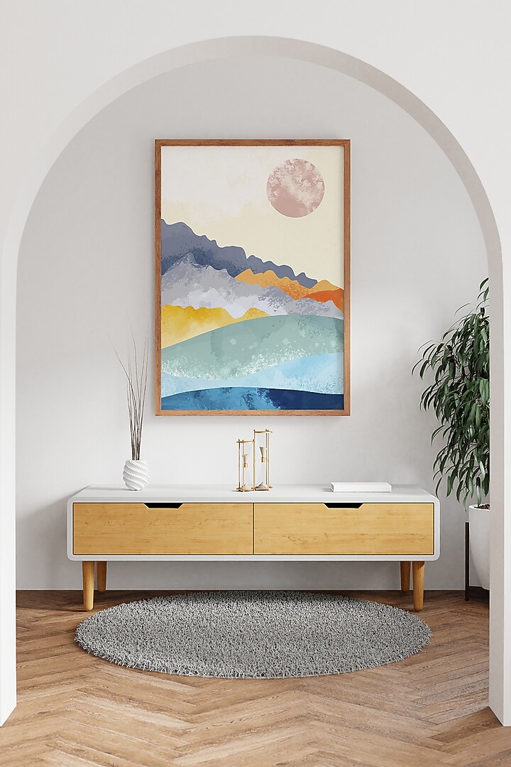 Multi-Colored Archival Paper Abstract Wall Art Set by Krutik at Pernia's Pop Up Shop