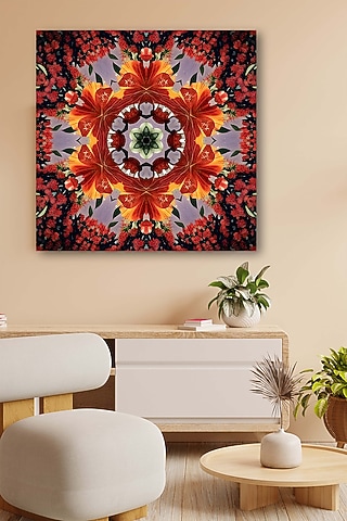 Multi-Colored Archival Paper Mandala Wall Art Painting by Krutik