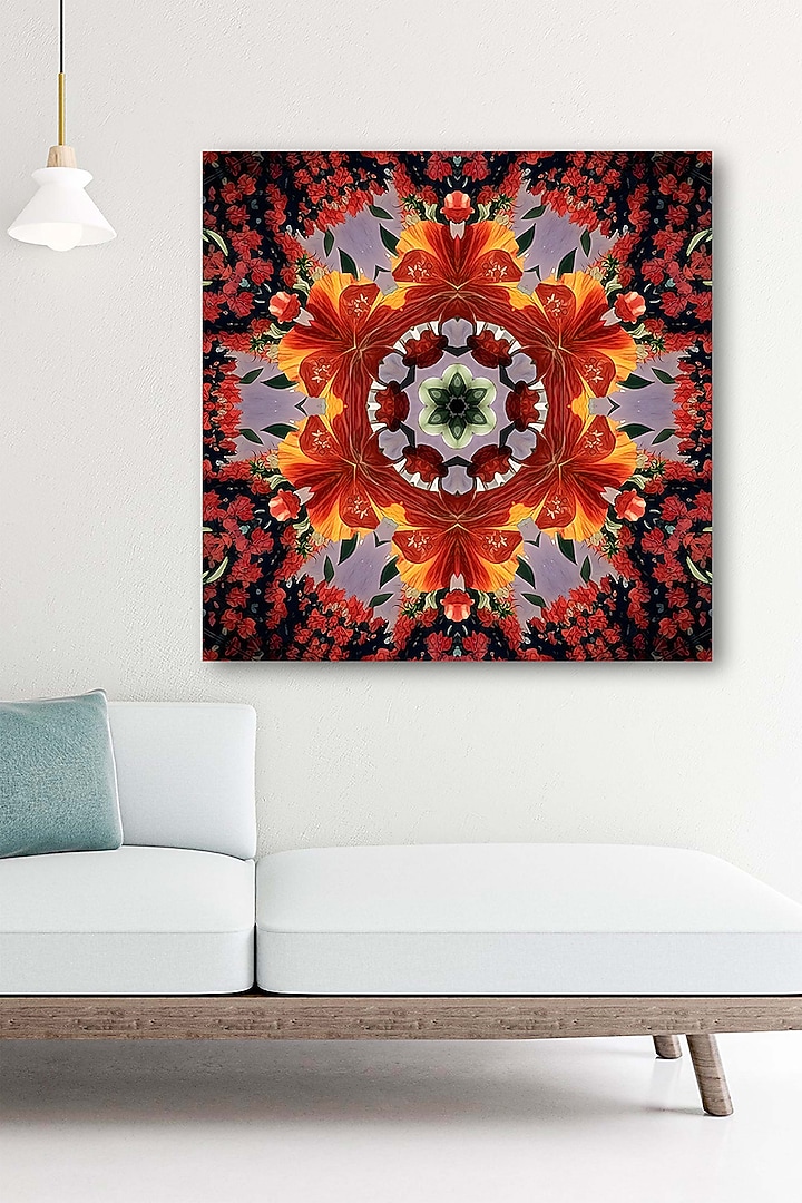 Multi-Colored Archival Paper Mandala Wall Art Painting by Krutik at Pernia's Pop Up Shop