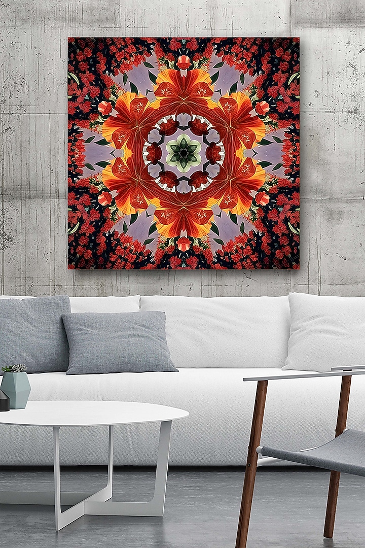 Multi-Colored Archival Paper Mandala Wall Art Painting by Krutik at Pernia's Pop Up Shop