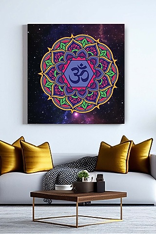Multi-Colored Archival Paper Mandala Wall Art Painting by Krutik