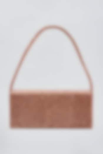 Gold Silk Shimmer Bucket Bag by kreivo by vamanshi damania