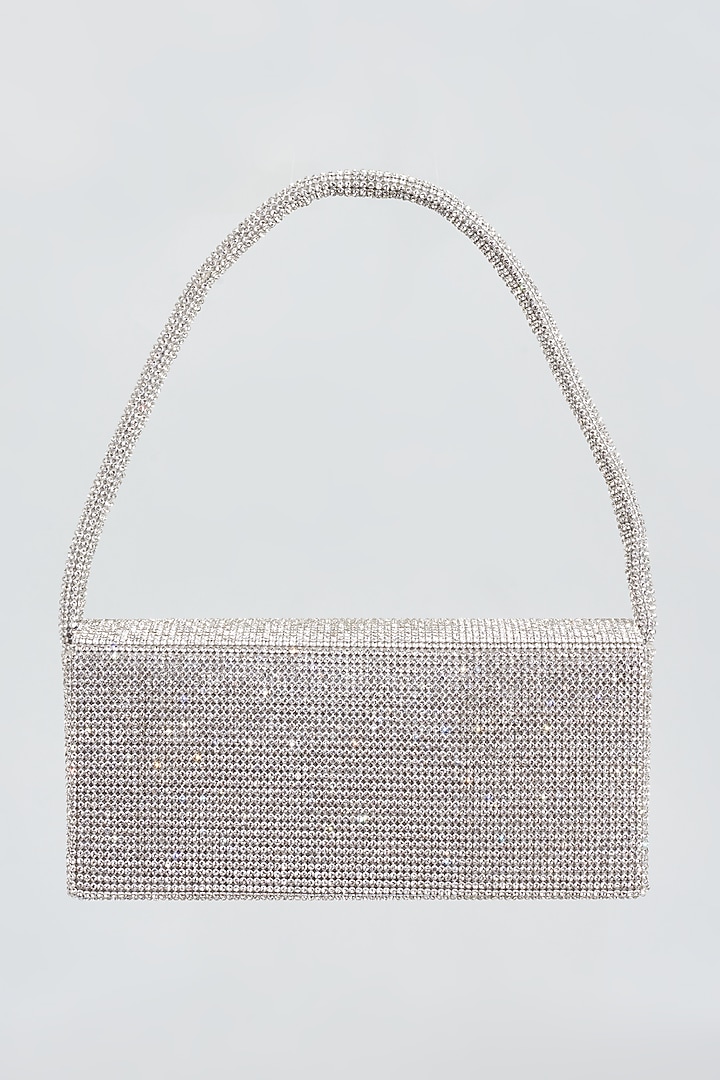 Silver Silk Shimmer Bucket Bag by kreivo by vamanshi damania at Pernia's Pop Up Shop