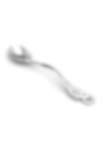 Sterling Silver Curved Baby Spoon by KRYSALIIS KIDS at Pernia's Pop Up Shop