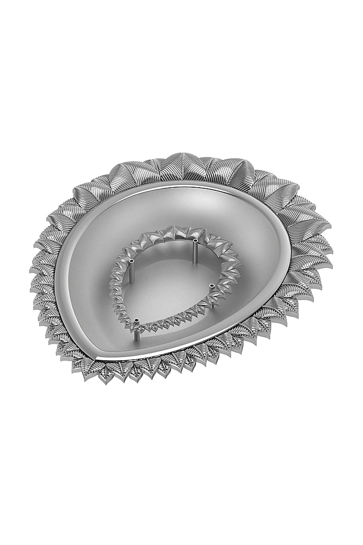 Pure Silver Plated Agarbatti Holder by KRYSALIIS HOME at Pernia's Pop Up Shop