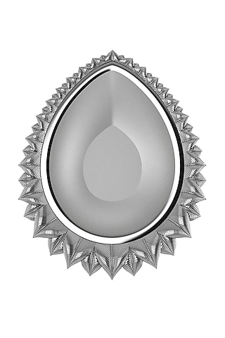 Pure Silver Plated Diya by KRYSALIIS HOME