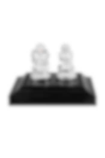 Pure Silver Lord Ganesh & Laxmi Idol by KRYSALIIS HOME at Pernia's Pop Up Shop