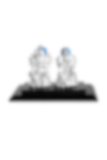 Pure Silver Lord Ganesh & Laxmi Idol by KRYSALIIS HOME at Pernia's Pop Up Shop