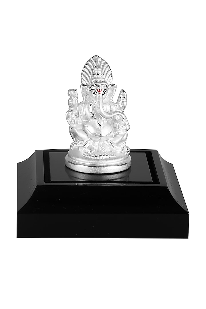 Pure Silver Lord Ganesha Idol by KRYSALIIS HOME at Pernia's Pop Up Shop