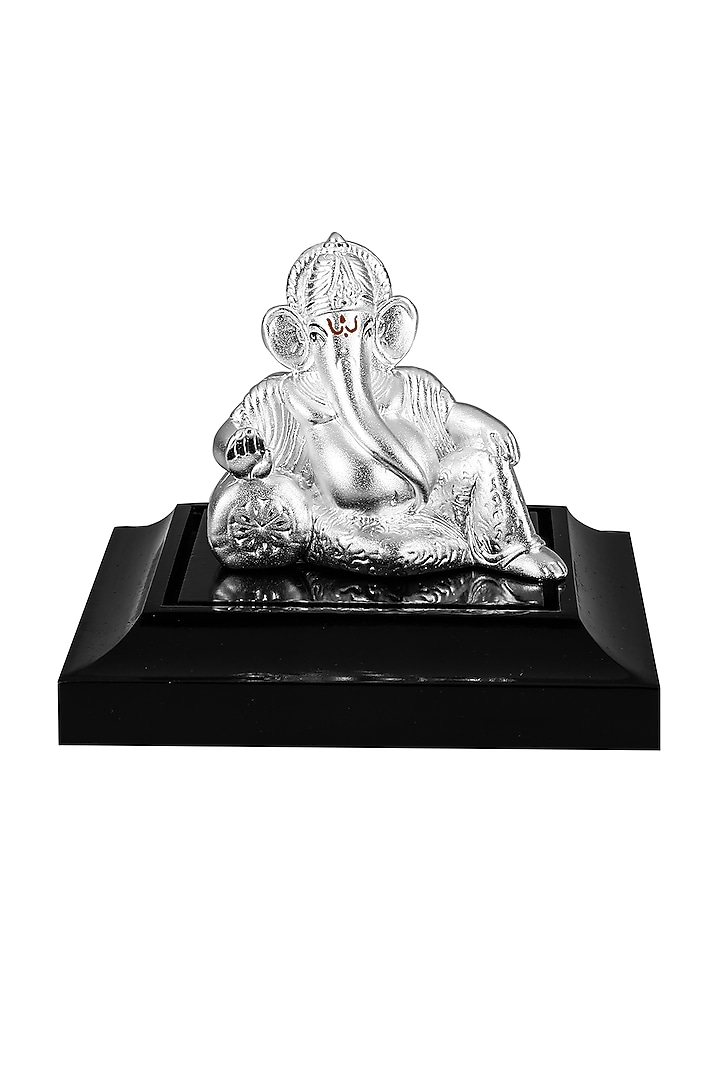 Pure Silver Lord Ganesha Idol by KRYSALIIS HOME at Pernia's Pop Up Shop