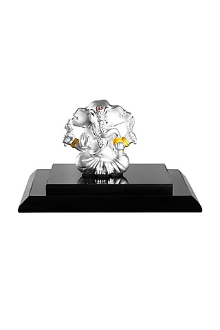 Pure Silver Lord Ganesha Idol by KRYSALIIS HOME