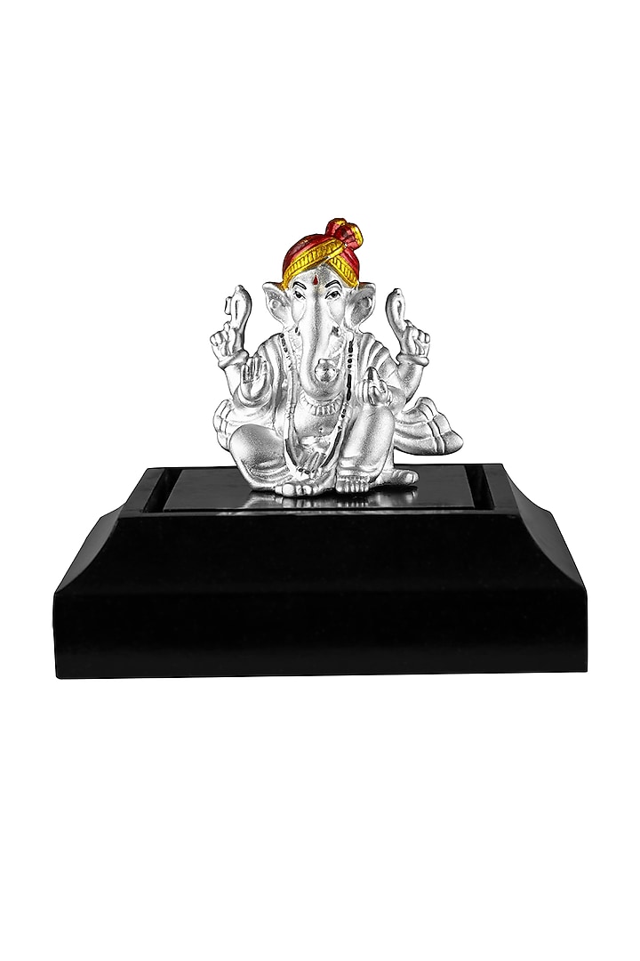 Pure Silver Lord Ganesha Idol by KRYSALIIS HOME at Pernia's Pop Up Shop