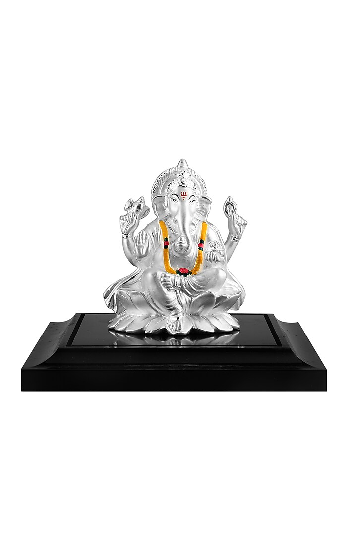 Pure Silver Lord Ganesha Idol by KRYSALIIS HOME at Pernia's Pop Up Shop