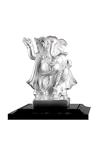 Pure Silver Lord Ganesha Idol by KRYSALIIS HOME