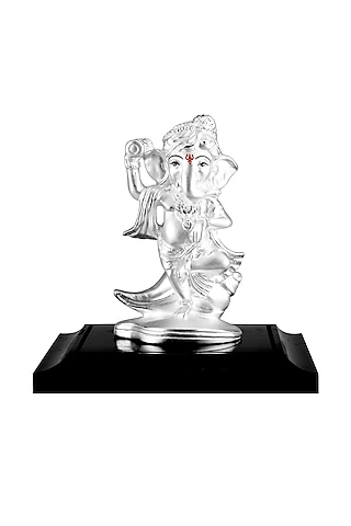 Pure Silver Lord Ganesha Idol by KRYSALIIS HOME