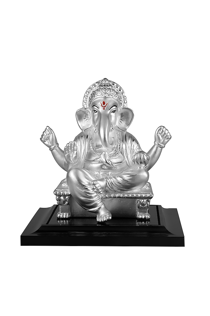 Pure Silver Lord Ganesha Idol by KRYSALIIS HOME at Pernia's Pop Up Shop