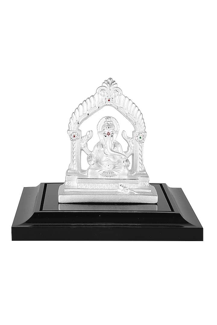 Pure Silver Lord Ganesha Idol by KRYSALIIS HOME at Pernia's Pop Up Shop