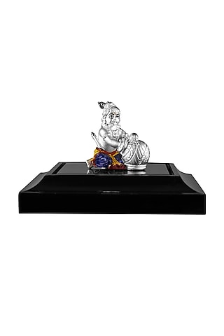 Pure Silver Lord Bal Krishna Idol by KRYSALIIS HOME
