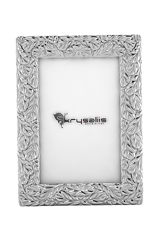 Pure Silver Quill Photo Frame by KRYSALIIS HOME