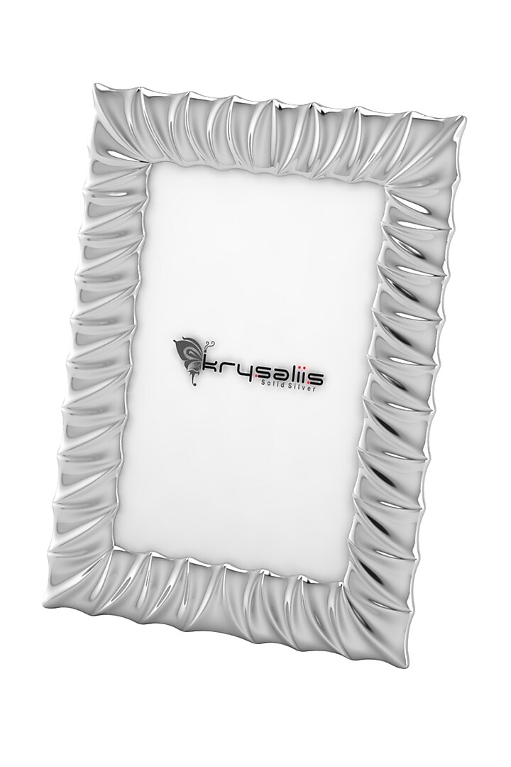 Pure Silver Bevelled Photo Frame by KRYSALIIS HOME at Pernia's Pop Up Shop