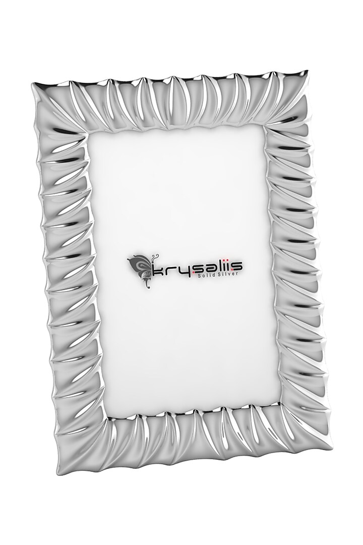 Pure Silver Bevelled Photo Frame by KRYSALIIS HOME at Pernia's Pop Up Shop